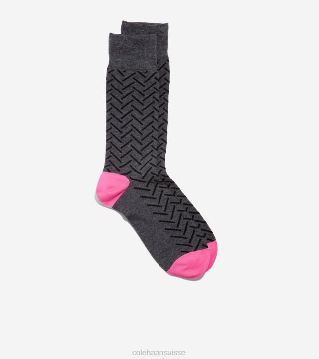 Cole Haan robe équipage chaussette Hommes PJ6N591 gris accessoires