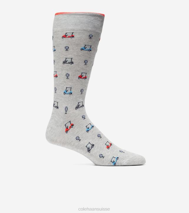 Cole Haan robe équipage chaussette Hommes PJ6N616 gris accessoires
