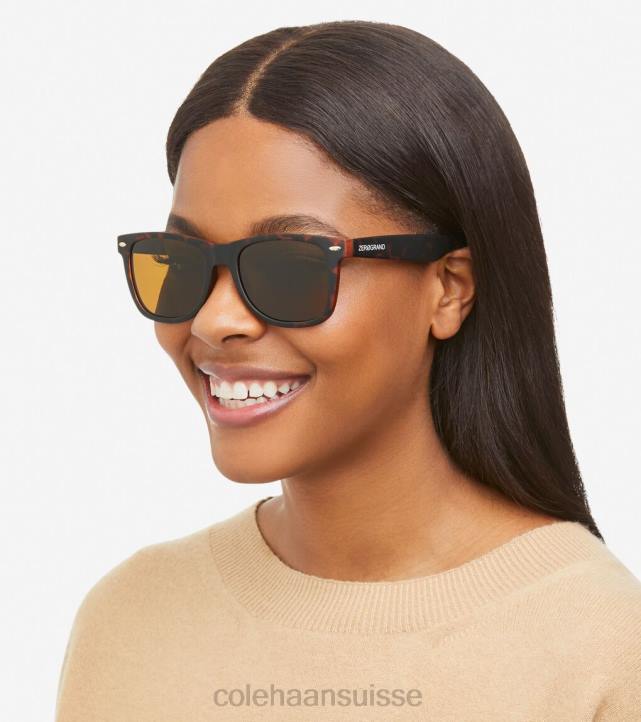 Cole Haan lunettes de soleil sport zerogrand Hommes PJ6N580 tortue-bleu accessoires