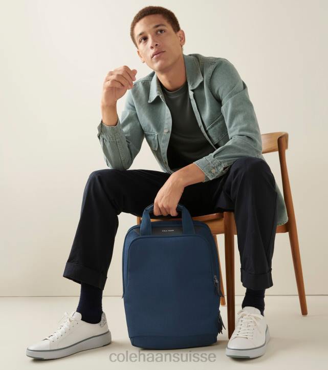 Cole Haan sac à dos zerogrand 2 en 1 Hommes PJ6N552 blazer bleu marine accessoires