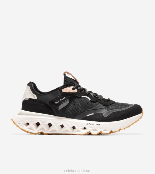 Cole Haan Chaussure de course 5.zerogrand Hommes PJ6N335 noir-periscope-ivoire chaussure