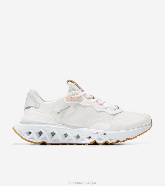 Cole Haan Chaussure de course 5.zerogrand Hommes PJ6N336 bronzage blanchi blanc optique chaussure