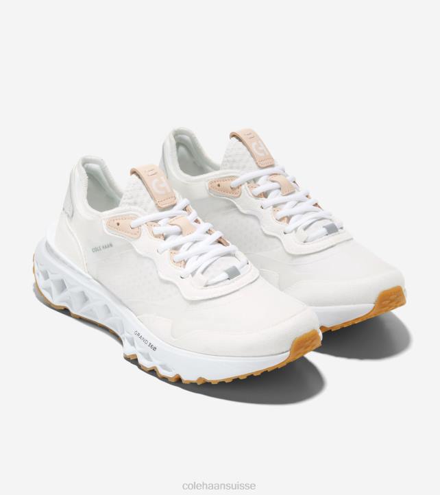 Cole Haan Chaussure de course 5.zerogrand Hommes PJ6N336 bronzage blanchi blanc optique chaussure