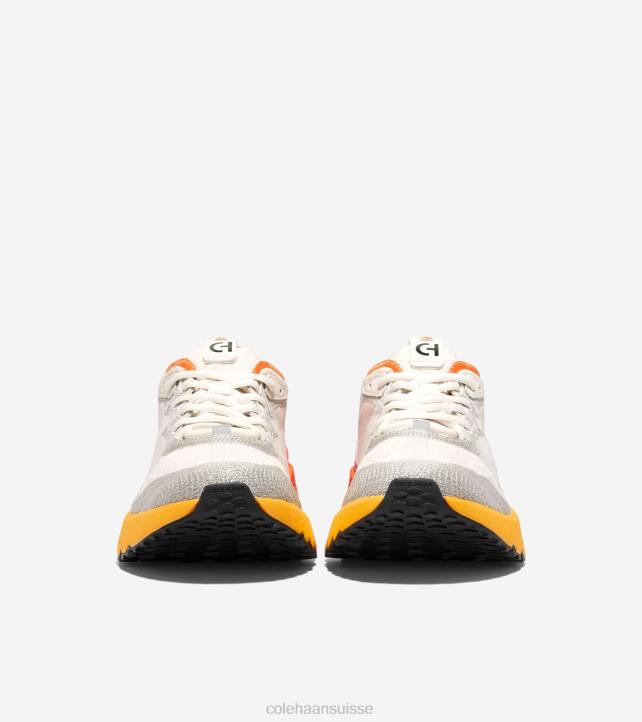 Cole Haan Chaussure de course à point brodé 5.zerogrand Hommes PJ6N461 fusion bouleau-ivoire-or chaussure