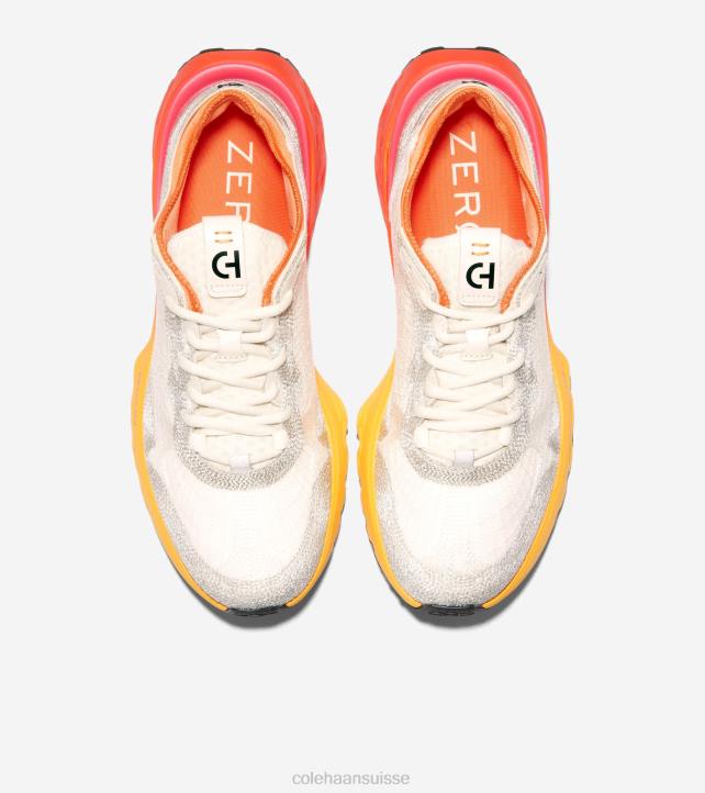 Cole Haan Chaussure de course à point brodé 5.zerogrand Hommes PJ6N461 fusion bouleau-ivoire-or chaussure