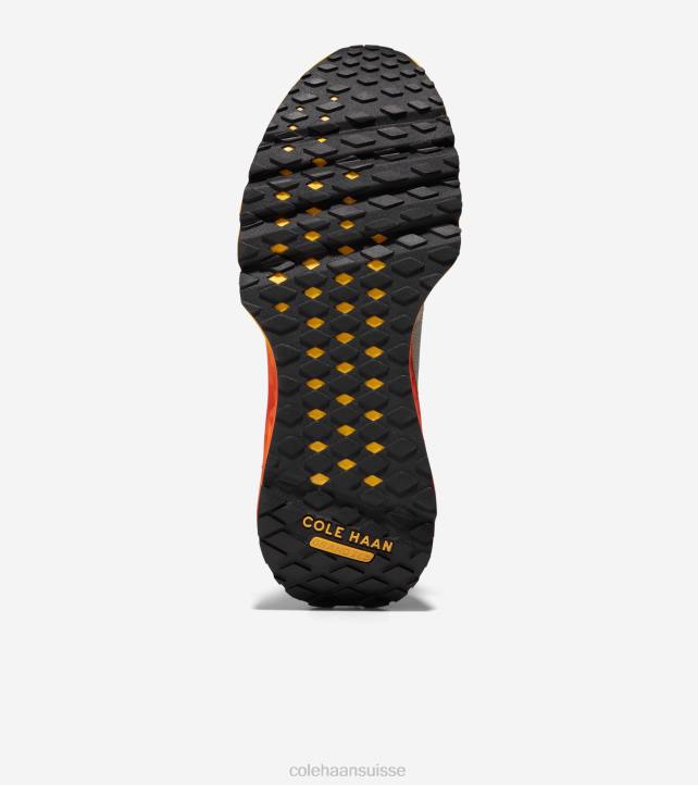 Cole Haan Chaussure de course à point brodé 5.zerogrand Hommes PJ6N461 fusion bouleau-ivoire-or chaussure