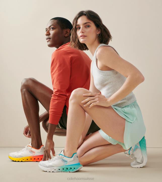 Cole Haan Chaussure de course à point brodé 5.zerogrand Hommes PJ6N461 fusion bouleau-ivoire-or chaussure