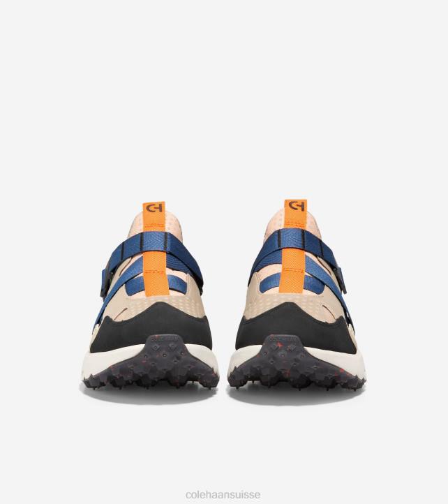 Cole Haan Chaussure de course à sangle de moine 5.zerogrand Hommes PJ6N440 dune-sésame-bouleau argenté chaussure