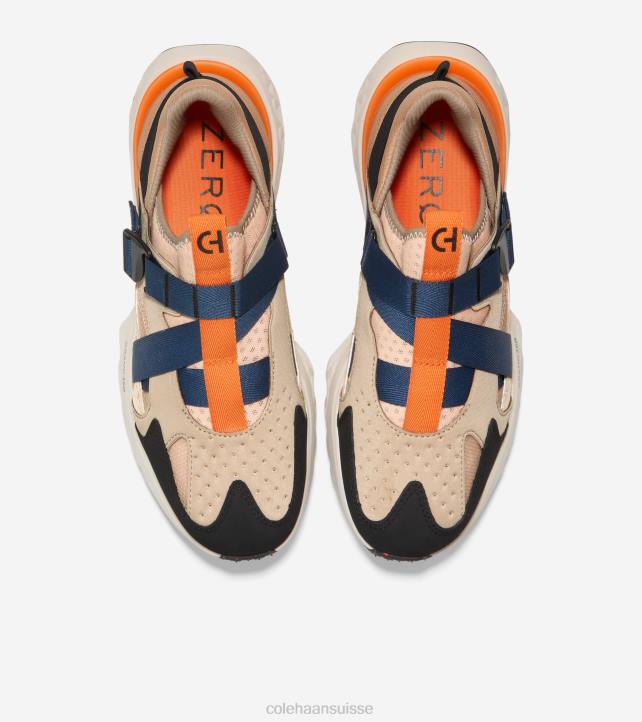 Cole Haan Chaussure de course à sangle de moine 5.zerogrand Hommes PJ6N440 dune-sésame-bouleau argenté chaussure