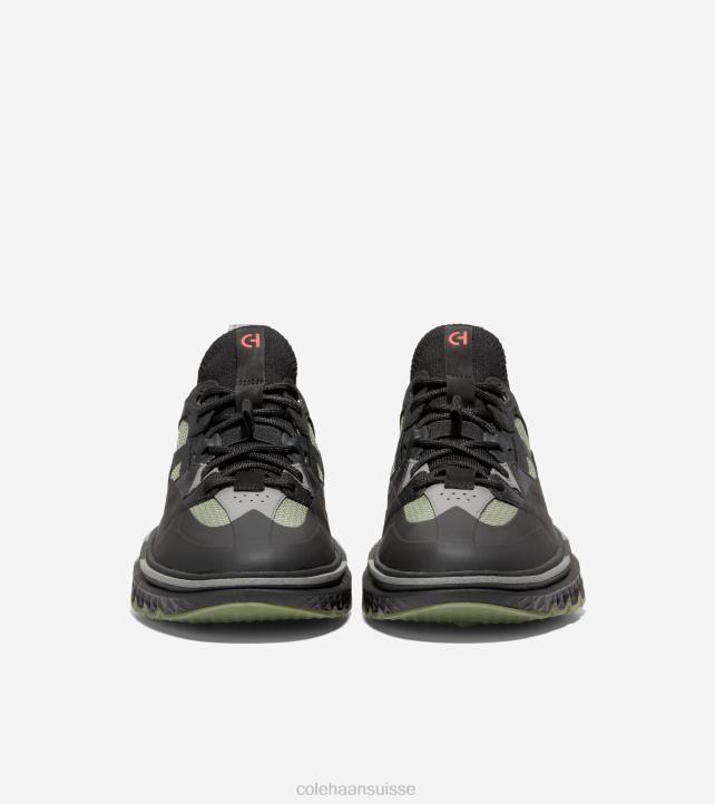 Cole Haan baskets 5.zerogrand wrk Hommes PJ6N436 noir-huile vert-ocre brûlé chaussure