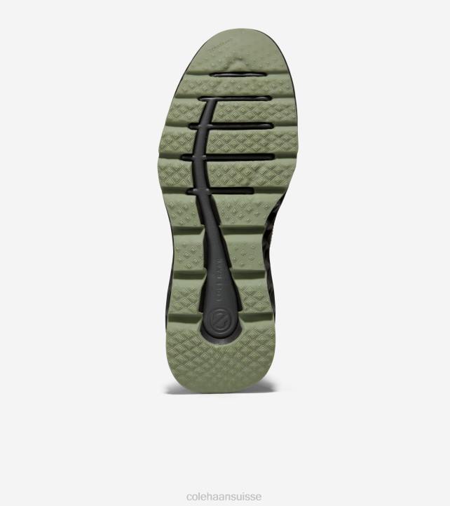 Cole Haan baskets 5.zerogrand wrk Hommes PJ6N436 noir-huile vert-ocre brûlé chaussure