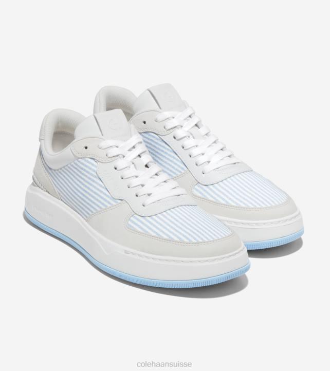 Cole Haan baskets croisées grandpro Hommes PJ6N308 seersucker bleu cloche chaussure