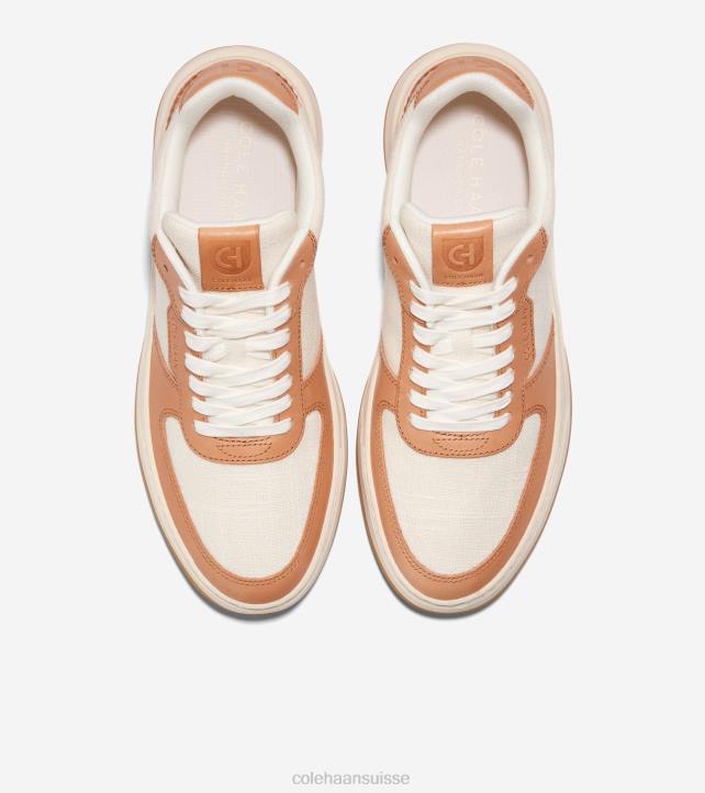 Cole Haan baskets croisées grandpro Hommes PJ6N309 aigrette-vachetta-ivoire chaussure