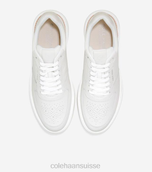 Cole Haan baskets croisées grandpro Hommes PJ6N312 blanc optique chaussure