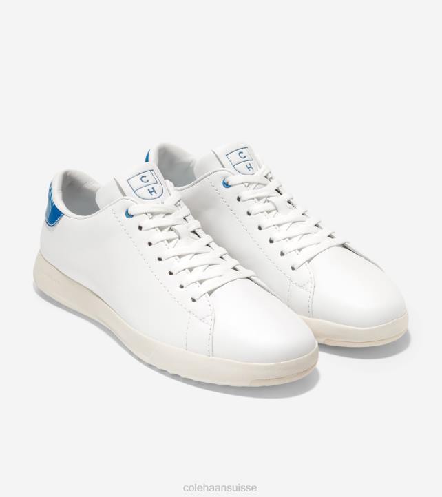 Cole Haan baskets de tennis grandpro Hommes PJ6N383 aigrette lapis-blanche chaussure