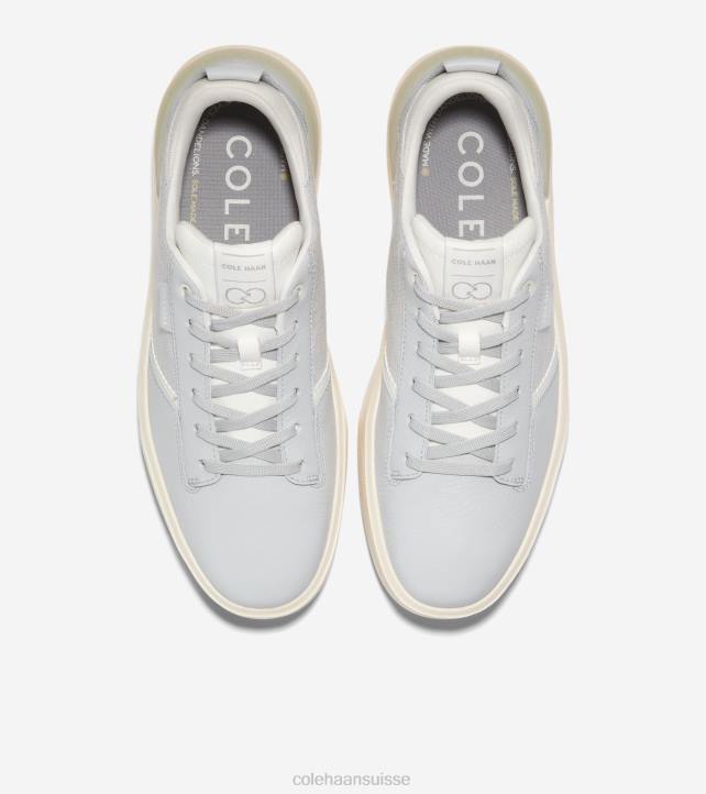 Cole Haan baskets grandpro crew Hommes PJ6N303 micro chip-ivoire chaussure