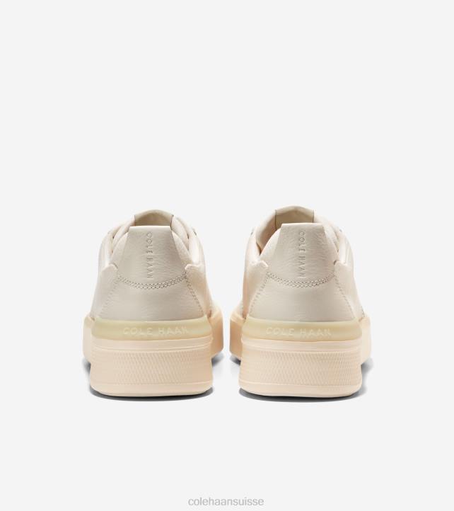 Cole Haan baskets grandpro crew Hommes PJ6N304 ivoire-angora chaussure