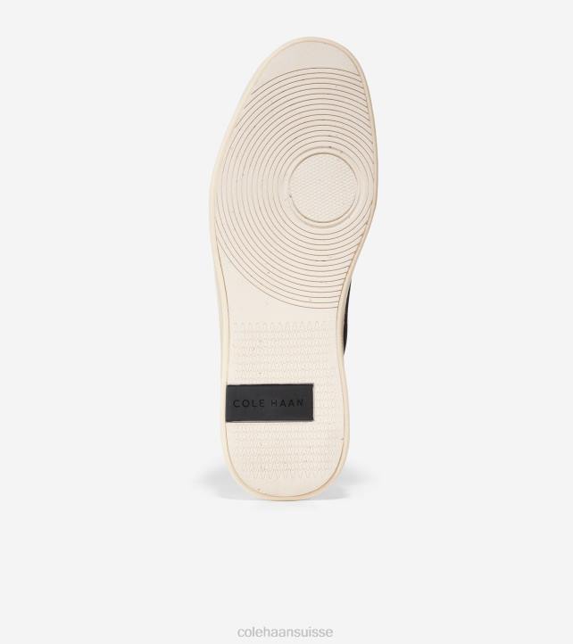 Cole Haan baskets grandpro crew Hommes PJ6N306 noir-ivoire chaussure