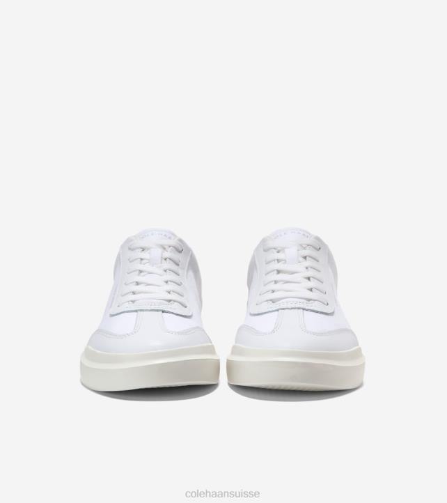 Cole Haan baskets grandpro rally à bout en T Hommes PJ6N351 blanc chaussure