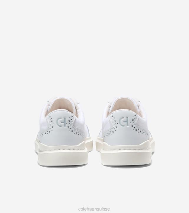 Cole Haan baskets grandpro rally à bout en T Hommes PJ6N351 blanc chaussure