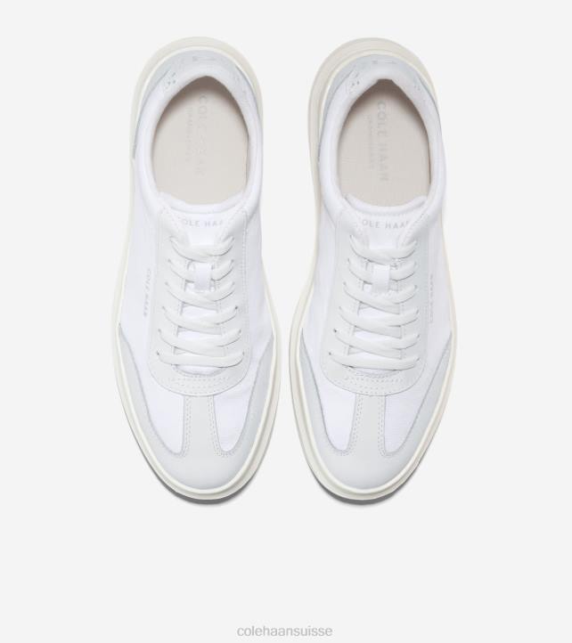 Cole Haan baskets grandpro rally à bout en T Hommes PJ6N351 blanc chaussure
