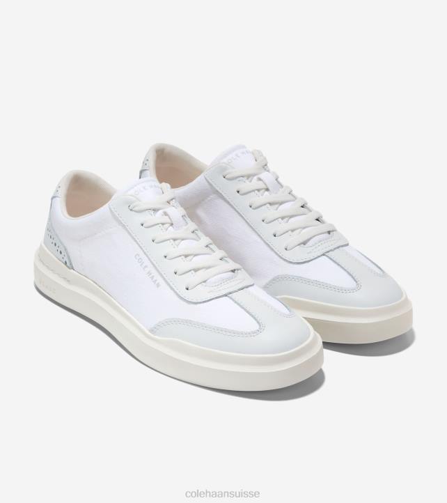 Cole Haan baskets grandpro rally à bout en T Hommes PJ6N351 blanc chaussure
