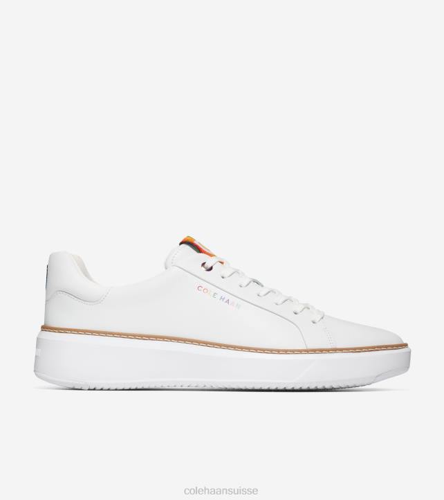 Cole Haan baskets grandpro topspin Hommes PJ6N277 blanc-prier multicolore chaussure