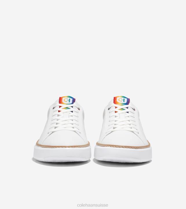 Cole Haan baskets grandpro topspin Hommes PJ6N277 blanc-prier multicolore chaussure