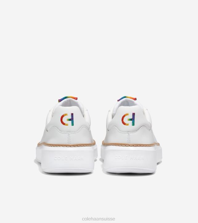 Cole Haan baskets grandpro topspin Hommes PJ6N277 blanc-prier multicolore chaussure