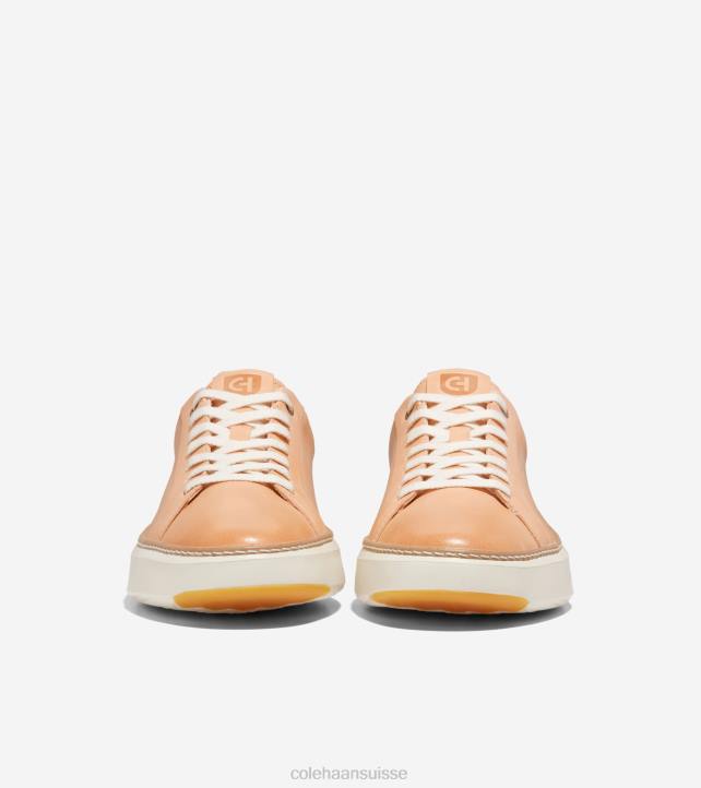 Cole Haan baskets grandpro topspin Hommes PJ6N278 vachette beige orge-ivoire chaussure