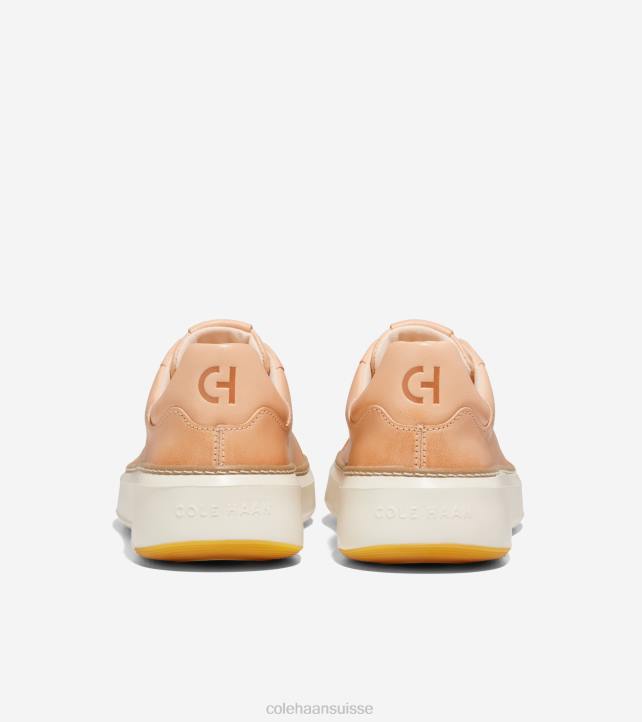 Cole Haan baskets grandpro topspin Hommes PJ6N278 vachette beige orge-ivoire chaussure