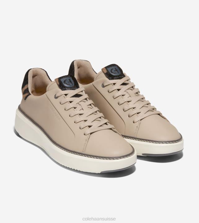 Cole Haan baskets grandpro topspin Hommes PJ6N279 dune-camo-ivoire chaussure