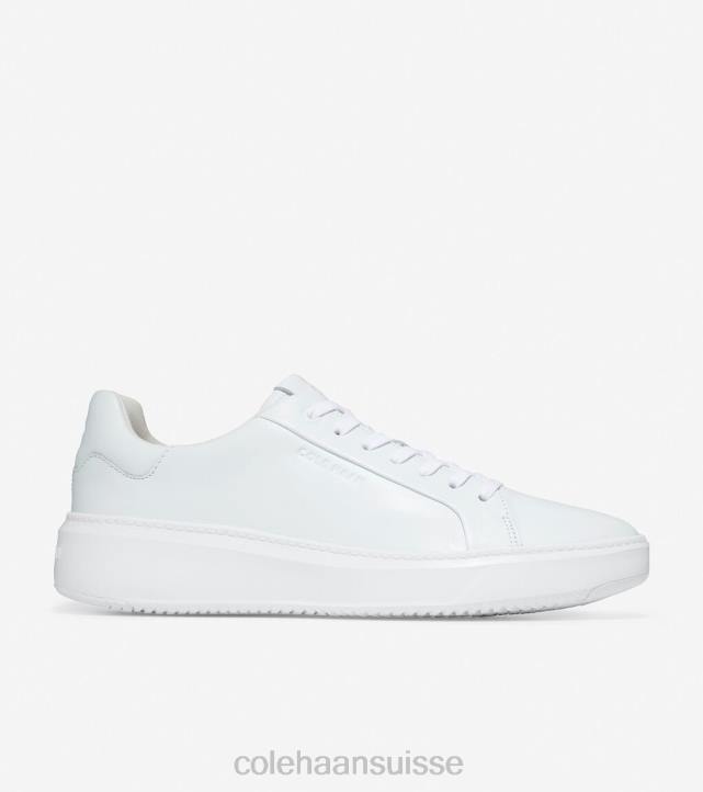 Cole Haan baskets grandpro topspin Hommes PJ6N281 blanc optique chaussure