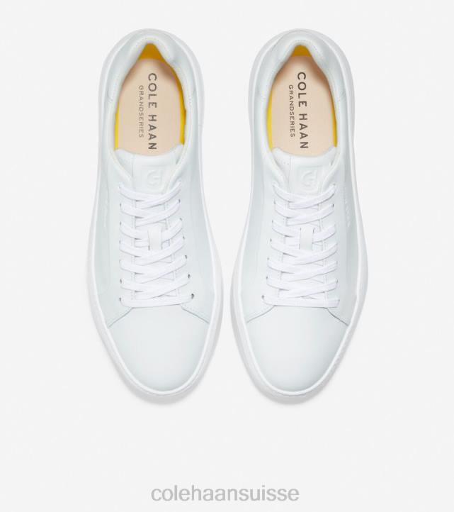 Cole Haan baskets grandpro topspin Hommes PJ6N281 blanc optique chaussure