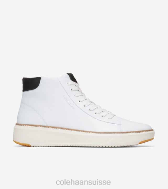 Cole Haan baskets grandpro topspin mid Hommes PJ6N475 blanc optique-noir-ivoire chaussure