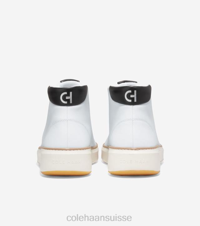 Cole Haan baskets grandpro topspin mid Hommes PJ6N475 blanc optique-noir-ivoire chaussure