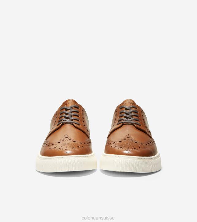 Cole Haan baskets winslow à bout golf Hommes PJ6N424 bronzage britannique chaussure