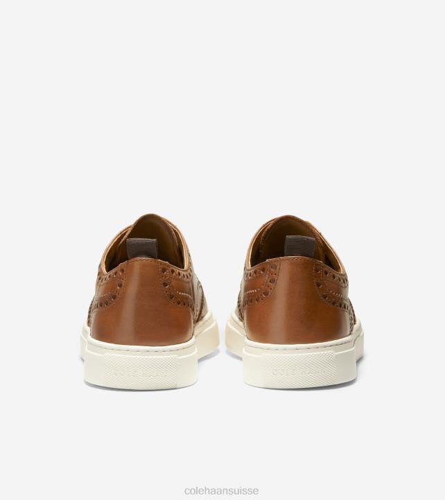 Cole Haan baskets winslow à bout golf Hommes PJ6N424 bronzage britannique chaussure