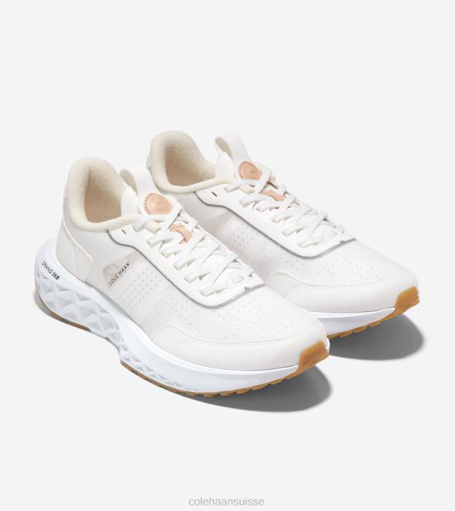 Cole Haan chaussure de course zerogrand outpace 3 Hommes PJ6N317 blanc optique-beige clair chaussure