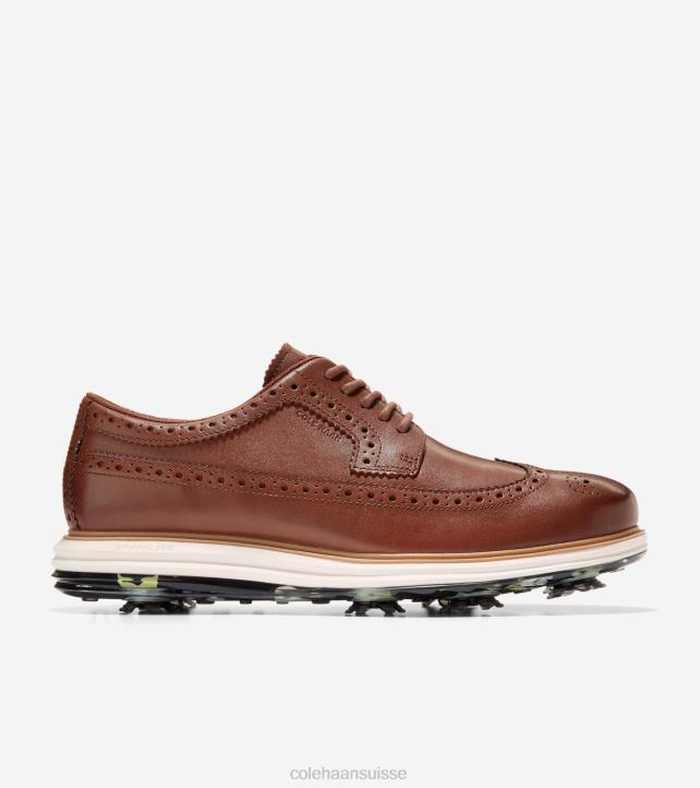 Cole Haan chaussure de golf originalegrand tour Hommes PJ6N482 woodbury-ivoire chaussure