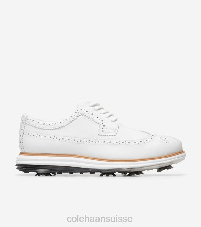 Cole Haan chaussure de golf originalegrand tour Hommes PJ6N483 blanc optique-naturel chaussure