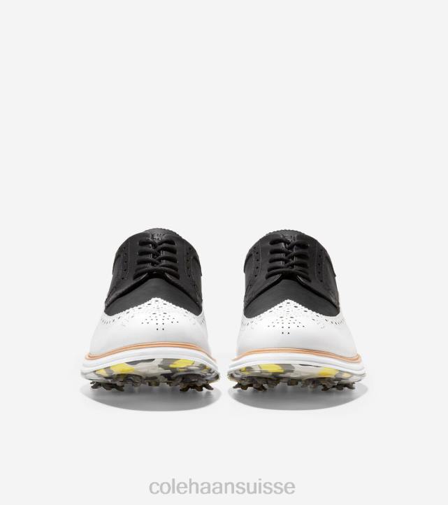 Cole Haan chaussure de golf originalegrand tour Hommes PJ6N484 noir-blanc optique chaussure