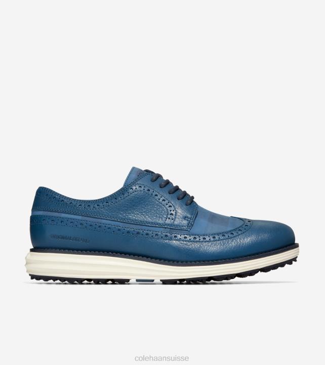 Cole Haan chaussure de golf originalgrand Hommes PJ6N406 enseigne bleu marine-blazer-ivoire chaussure