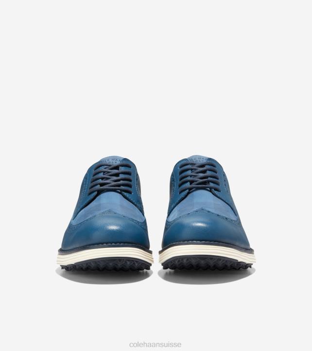 Cole Haan chaussure de golf originalgrand Hommes PJ6N406 enseigne bleu marine-blazer-ivoire chaussure