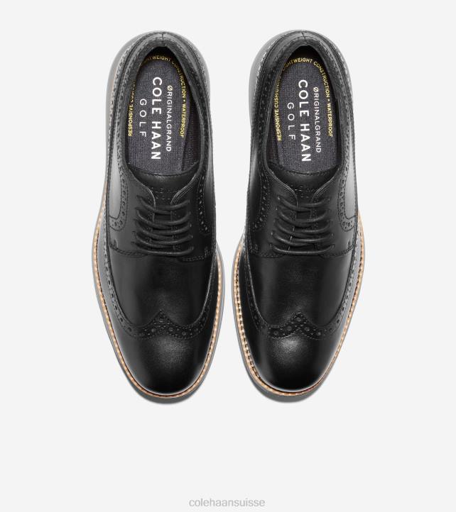 Cole Haan chaussure de golf originalgrand Hommes PJ6N407 abat-jour noir-naturel-calme chaussure