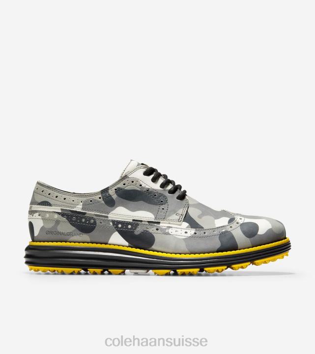 Cole Haan chaussure de golf originalgrand Hommes PJ6N409 camouflage gris chaussure