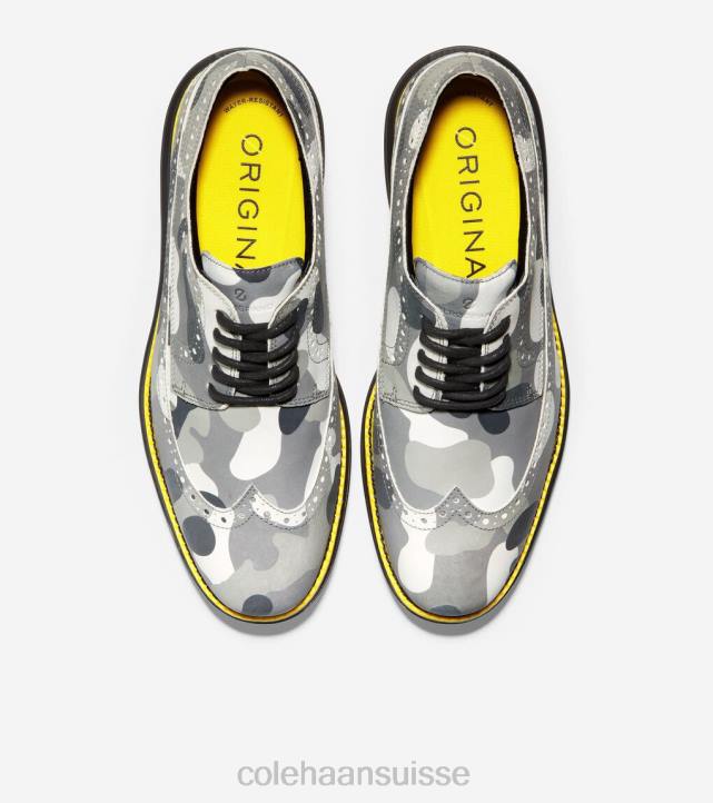 Cole Haan chaussure de golf originalgrand Hommes PJ6N409 camouflage gris chaussure