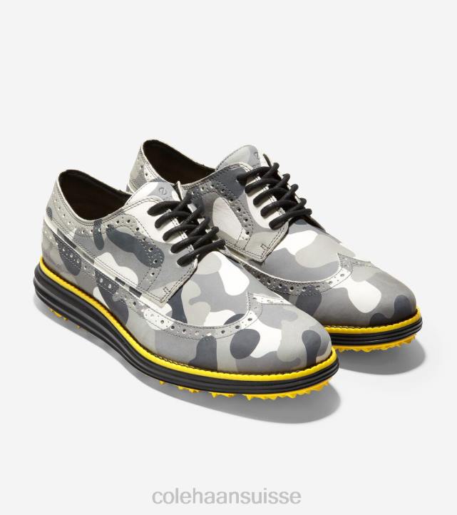 Cole Haan chaussure de golf originalgrand Hommes PJ6N409 camouflage gris chaussure