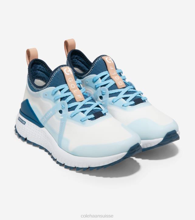 Cole Haan chaussure de golf zerogrand overtake Hommes PJ6N411 blanc optique-bleu enseigne chaussure
