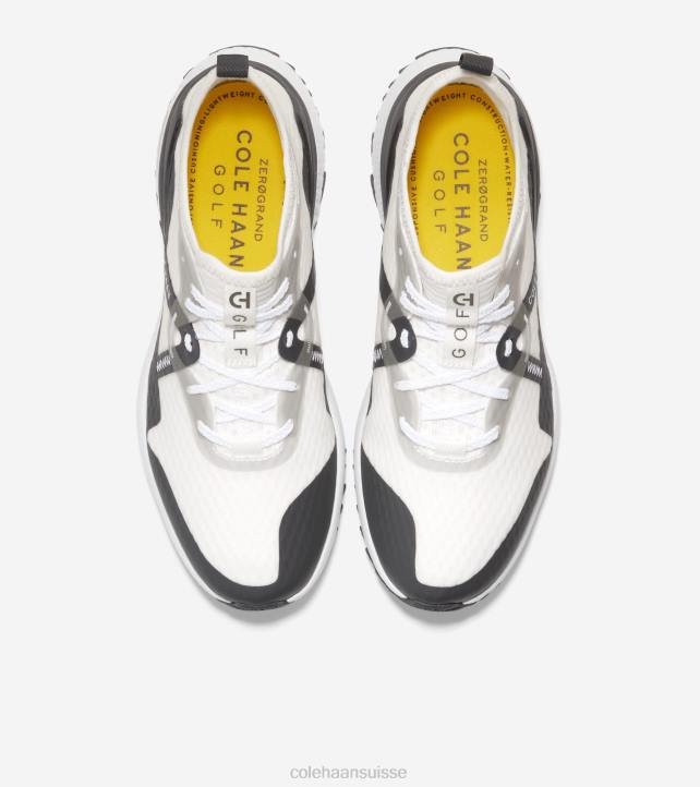 Cole Haan chaussure de golf zerogrand overtake Hommes PJ6N414 rayures blanc-gris chaussure